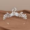 Swan Rhinestone Wedding Crown Headdress - Bridal and Dance Hair Accessory