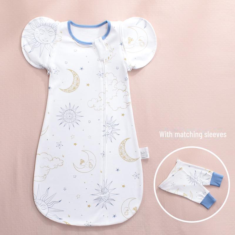 Pătură și sac de dormit multifuncțional pentru nou-născut cu mâneci detașabile