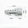 Motorcycle Parts Motorcycle Exhaust Tuning Muffler Compatible with Honda Side Exit Back Pressure Core Muffler Insert