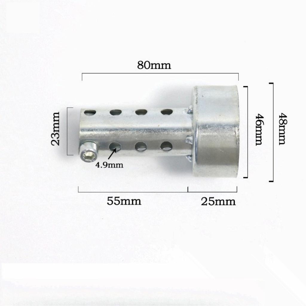 Motorcycle Parts Motorcycle Exhaust Tuning Muffler Compatible with Honda Side Exit Back Pressure Core Muffler Insert