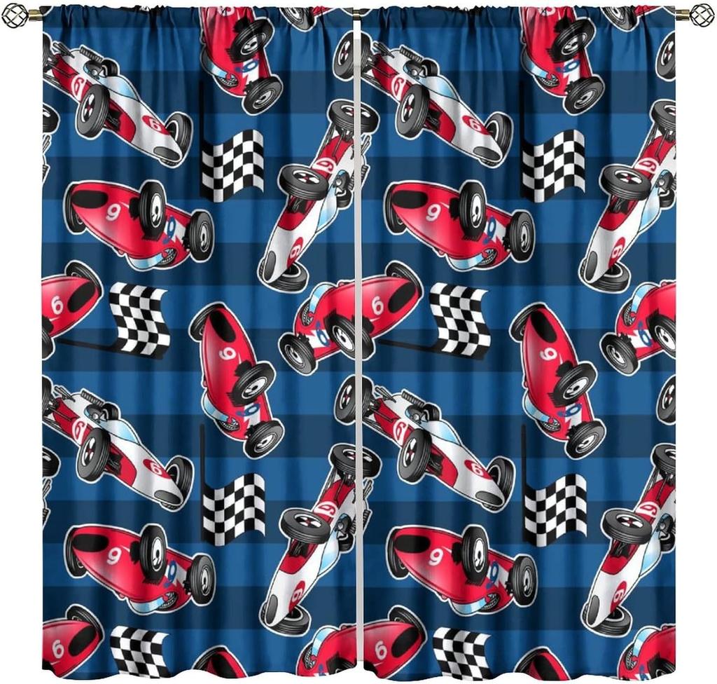 Colorful Inspirational Kids Curtains Quotes Cute Child Cartoon Motivational Rainbow Sun Rod Pocket Window Drapes For Kitchen