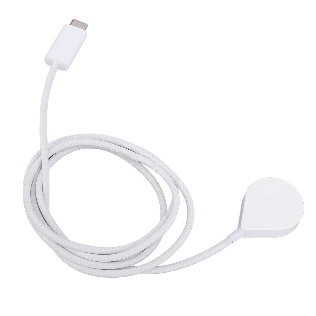Watch Portable Magnetic Charging Dock Wireless Fast Charger Stand Holder Type C Braided Cable for