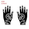 Nuovo Stencil Tatuaggio Henna Moda Tatuaggi Temporanei Mano Kit Pittura Body Art DIY Adesivo Modello Matrimonio Indiano Strumenti Kit Pittura