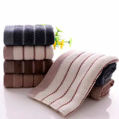 Cotton Face Bath Towel Thick Soft Cotton Towel Stripe ADM
