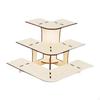 3 Tier Corner Display Rack with Shelves for Craft Shows And Markets
