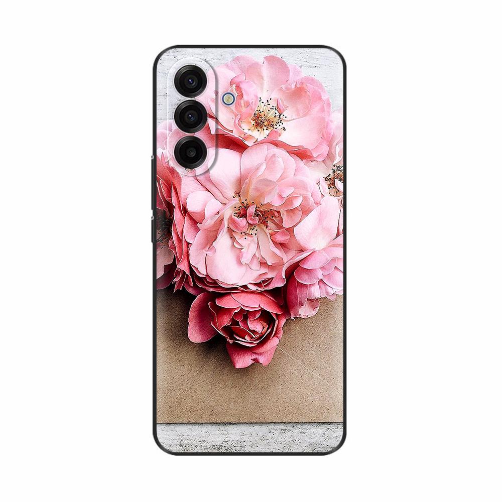 For Samsung Galaxy A17 5G Case Colorful Flower Cover Soft Silicone Phone Cases For Samsung A17 Case A 17 SamsungA17 Back Cover