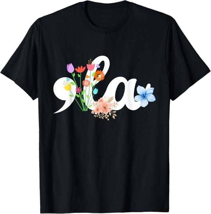 

Comma la Floral Kamala Harris President 2024 Coma La Flowers T-Shirt Unisex T-Shirt L