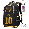 Football Star With The Same Printed Peripheral Backpack, Large-Capacity Student Leisure Multi-Functional Backpack