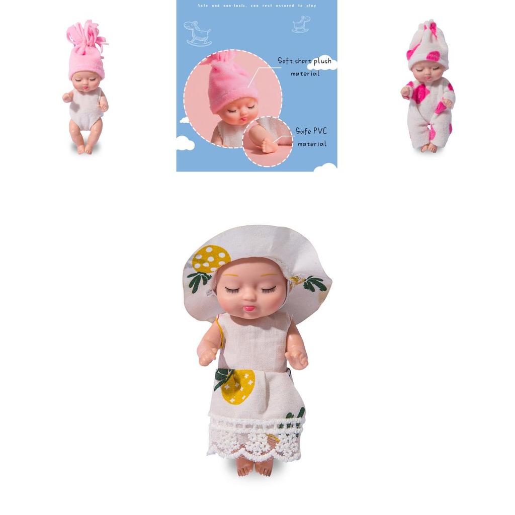 Reborn Sleeping Doll Girl Pvc Bjd Toy With Adjustable Joints And Soft Clothes