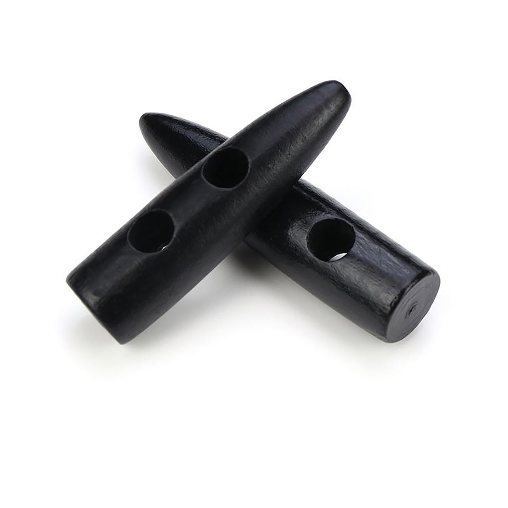 20 Peças 30Mm-60Mm Botões de Alternância de Madeira de Oliveira Botão de Chifre para Casaco de Vento Botão de Costura Botão para Casaco Duffel Botão para Sobretudo Acessórios de Vestuário