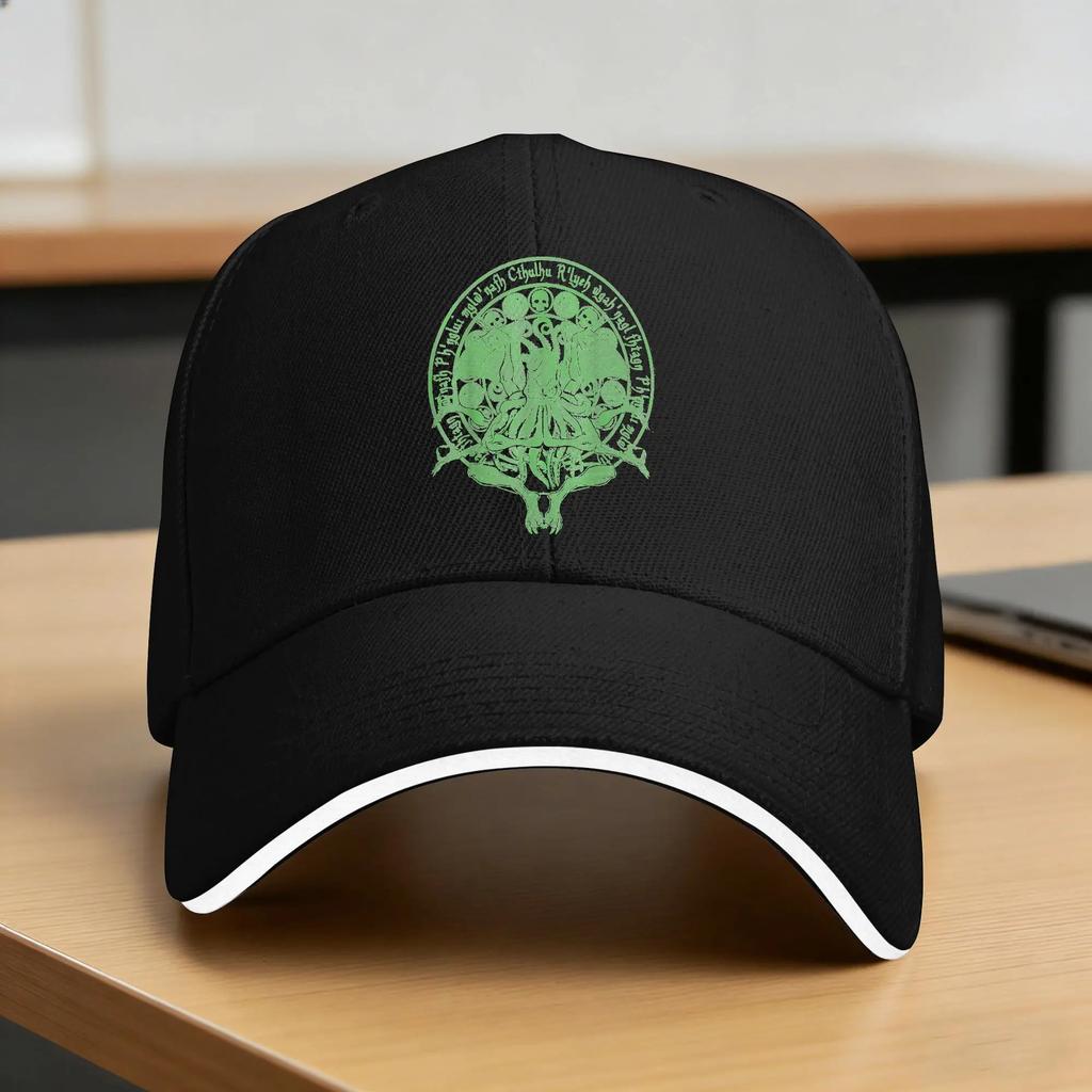 The Idol Cthulhu Green Variant Baseball Cap Fitted Retro Trucker Hat Summer Unisex-Teens Hiking Fishing Baseball Caps