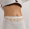 IngeSight.Z Fashion Charm Gold Color Sea Starfish Waist Belly Chain For Women Sexy Summer Beach Body Chain Jewelry Accessories