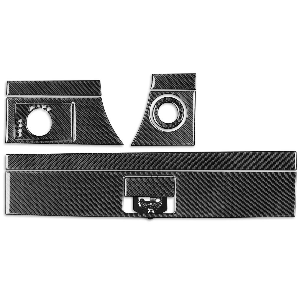 Käiguvahetusinstrumendi lugemislamp uste käepide, tõstepaneel süsinikkiust kleebise ääris Mercedes Benz B klass W245 jaoks