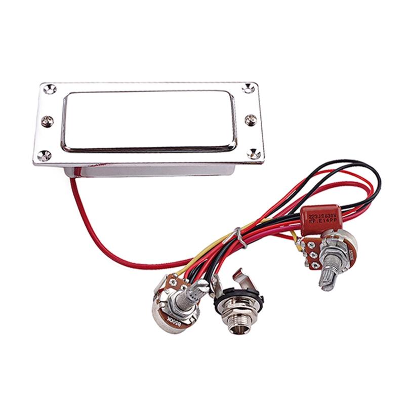 Двойная катушка Предустановленный набор звукоснимателей для электрогитары Электрогитарные хамбакеры Звукосниматели с регуляторами громкости и тона 1