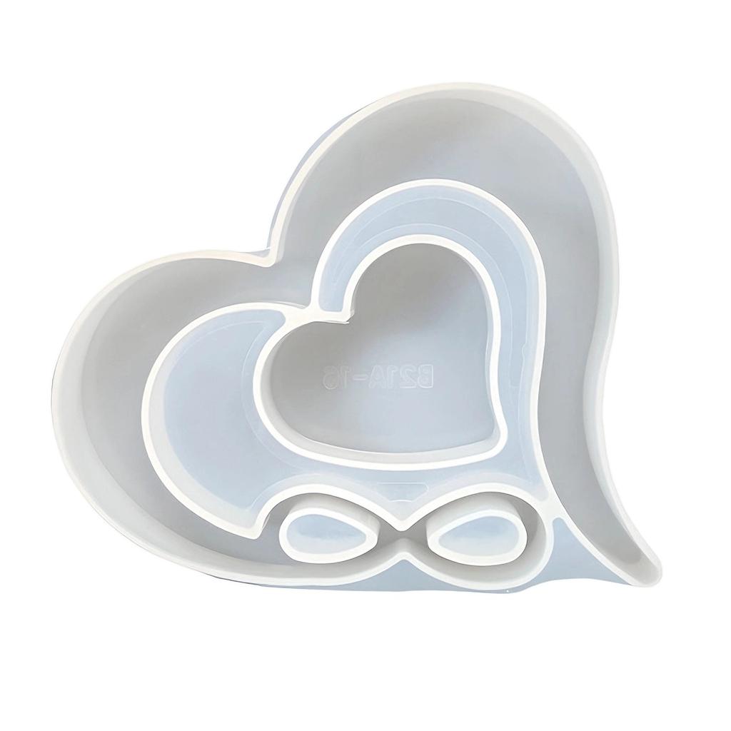 Picture Frame Resin Mold,Heart Silicone Mold for Epoxy Resin,Epoxy Casting Mold DIY Photo Frame Art Crafts Home Decors