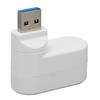 90 Degree Rotatable USB Hub 3 Port Plug and Play Supports Hot Swap 180 Degree Rotatable USB Hub for