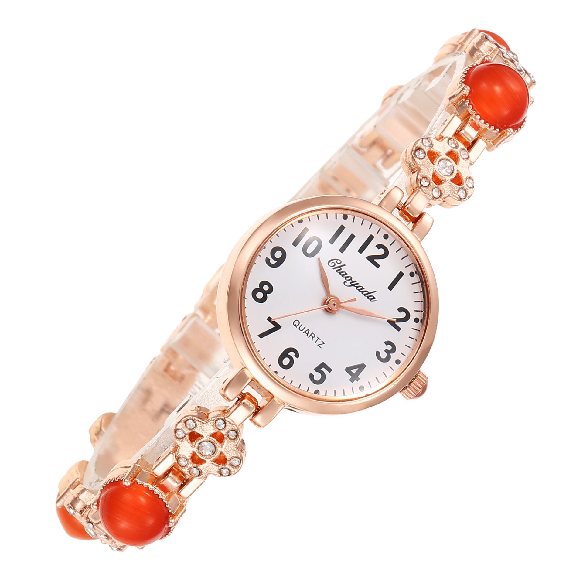 2026 Trendy European-American Gemstone Quartz Women s Bracelet Watch