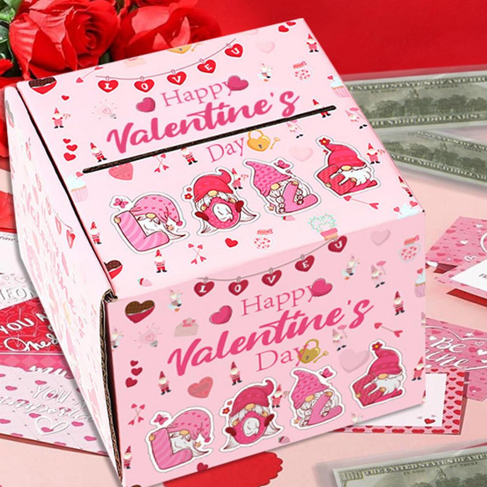 Valentines Day Money Box Cash Box Funny Valentines Day Money Box Holiday Supplies Roll Pull Out Money Holder For Birthday &