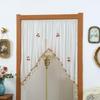 Lace French Gauze Half-Curtain - Decorative Room Divider for Bedroom, Kitchen, or Window