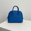 Sac Bandoulière Mini Coquille en Cuir de Vachette Evercolor Importé Polyvalent Sac pour Femme en Cuir de Vachette Première Couche Sac de Bowling