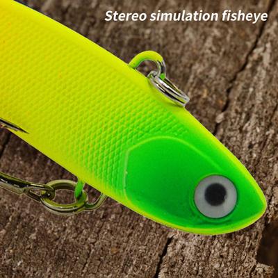 10g/6cm Mini Hardbait Lebendige Helle Farbe Simulation Fischhaut Zitternder Köder Angeln