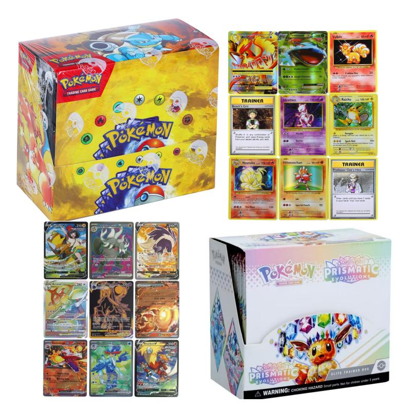 Pokémon Cards PKM Set Foil 36 Packs1ST Edition PTCG Proxy Card Classic Base Booster Card Venusaur Pikachu Card Toys Gifts