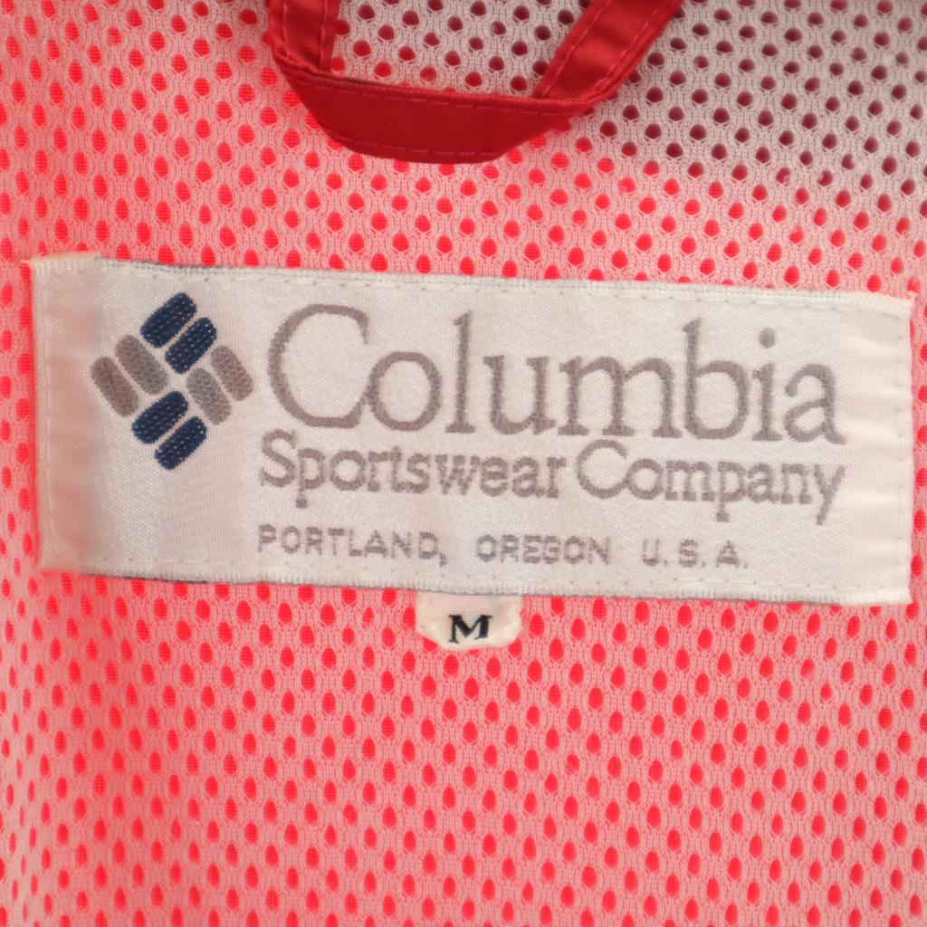 Columbia 90s Old Coach Jacket M Red Outdoors Men's Used