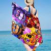 Telo da Spiaggia Collage Personaggi Fnaf, Microfibra Super Morbida, Regalo per Lei/Lui, Compleanno, per Piscina, Spiaggia, Viaggio, Decorazione Casa Regali per Fan