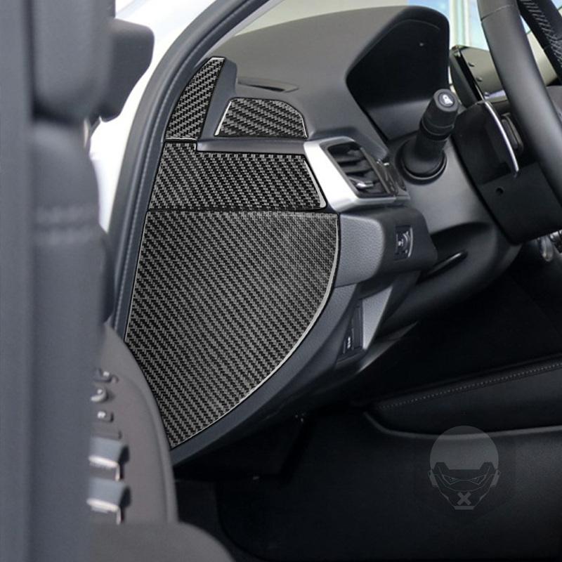 Real Carbon Fiber Car Accessories Dashboard Sides Decorative Cover Soft Sticker For Honda Accord 10th Gen 2018