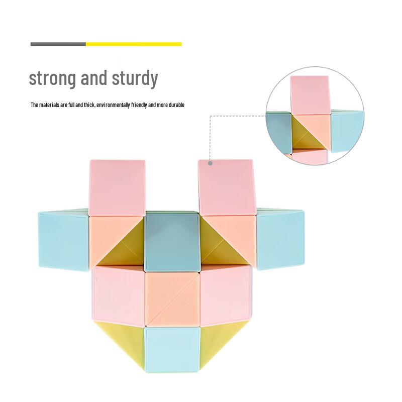 M&G Macaron 36-Segment Snake Cube Toy