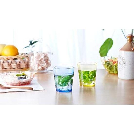 SCANDINOVIA 250ml Unbreakable Cup - Set 4 Glass Plastic High-Grade BPA Free Dishwasher Safe Stylish Bathroom