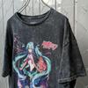 [USED] Hatsune Miku Graphic Print Anime T-Shirt VOCALOID Oversized
