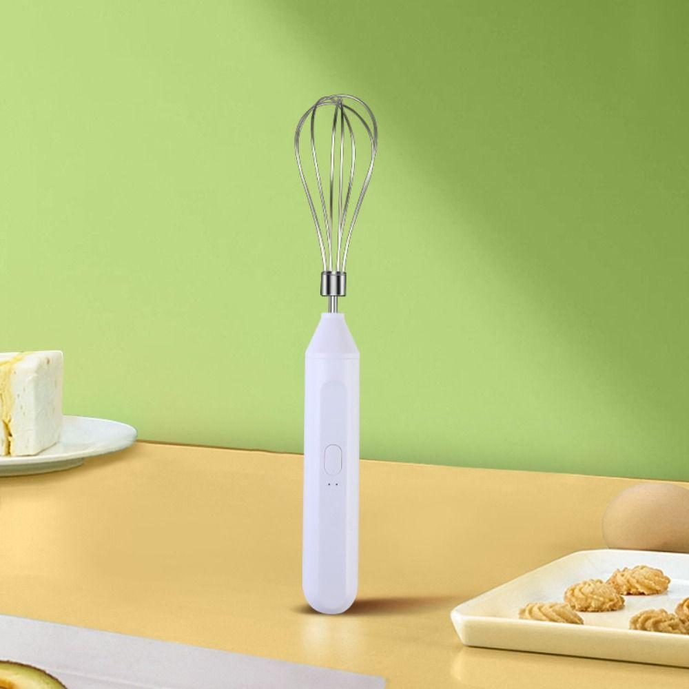 Handheld Electric Egg Whisk Effortless Egg Beater Mini Coffee Milk Frother  Drink Shop