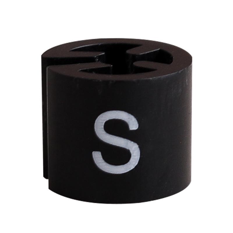 Double-Sided Round Clothing Size Marker Clip for Adult & Children Hangers