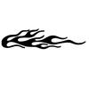 Car Sticker Flame Totem Body Decoration Sticker 3D Three-dimensional Flame Totem Car Decoration Accessory Sticker
