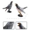 Feather Animal Model Simulated Magpie Pigeon Cuckoo Blue Wren Rusty-breasted Tit Solid Model Ornament PVC Bird Statue Figurine Desktop Decoration