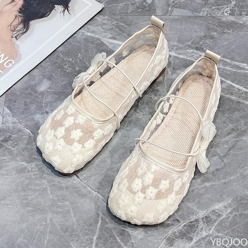 2025 Summer New Style Fashionable versatile Shoes Mesh Breathable women Shoes Soft Sole comfortable Flat Sole Shoes Women