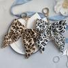 2Pcs Fashionable Bowknot Shaped Keychain With Metal Hardware Ideal For Gift Giving or Daily Use Item Carry Keyrings