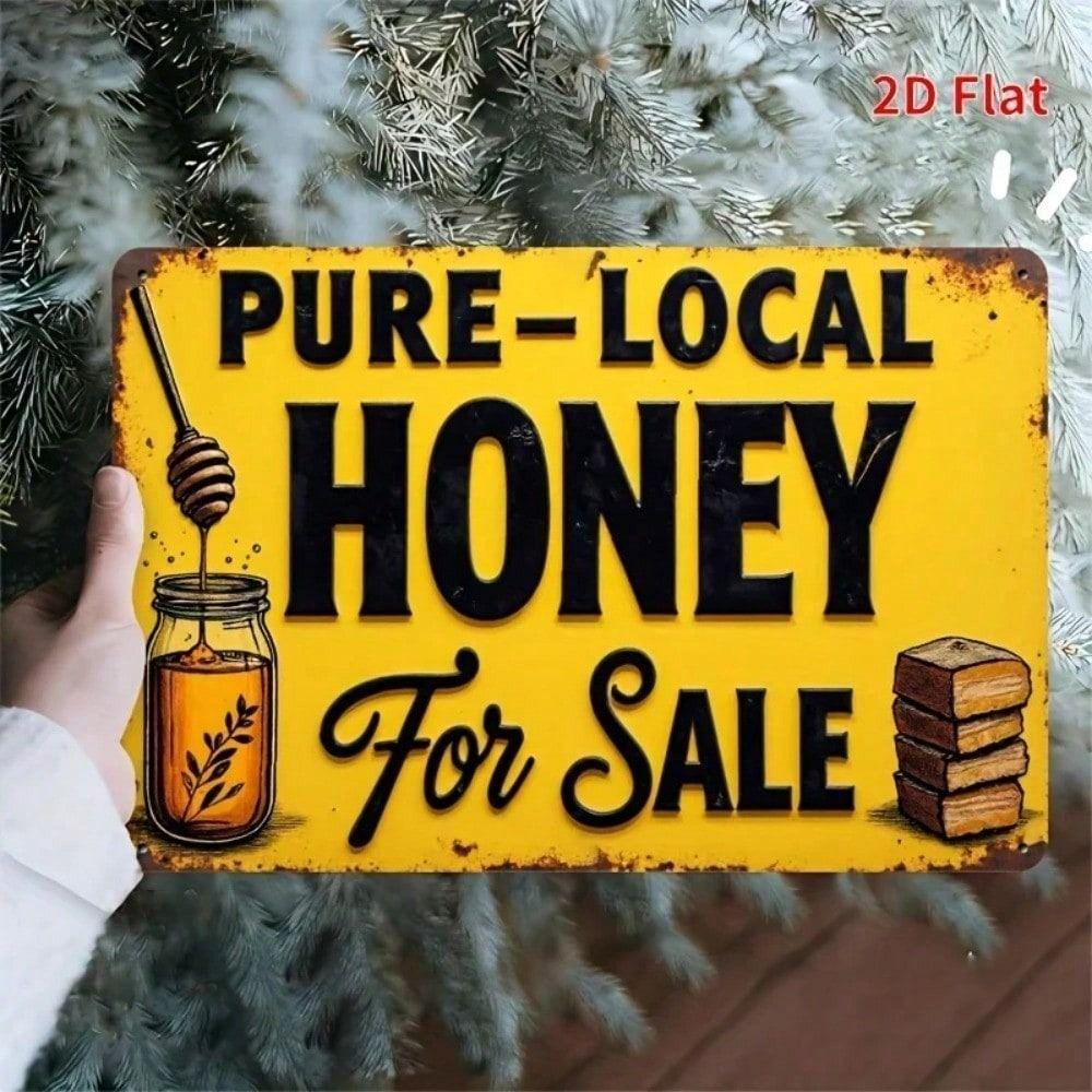 

Vintage Metal Poster Yellow Sign for Bar Kitchen Wall Decor 11.8x7.8 Inch