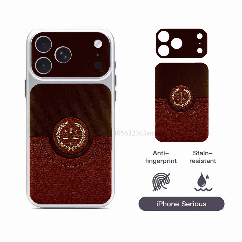 Law Lawyer Judge Justice For Apple iPhone 17 Pro 17 ProMax Full Body Back Cover Decal Skin