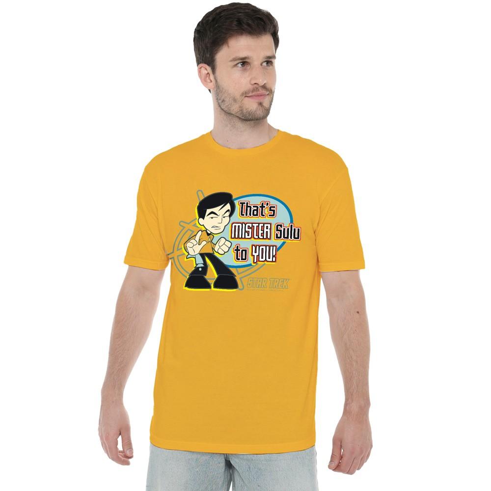 Quogs Mr Sulu To You T-Shirt S-3XL Gold XXXXL