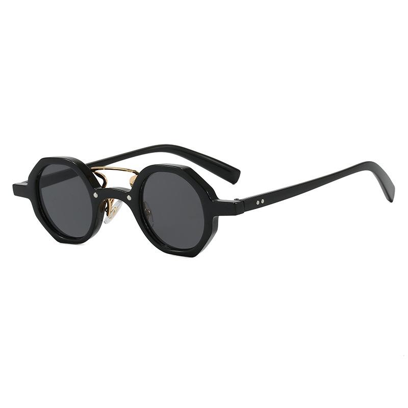Steampunk Round Sunglasses Vintage Punk Luxury Brand Designer UV Protection Outdoor Driving Metal Hip Hop Sun Glasses