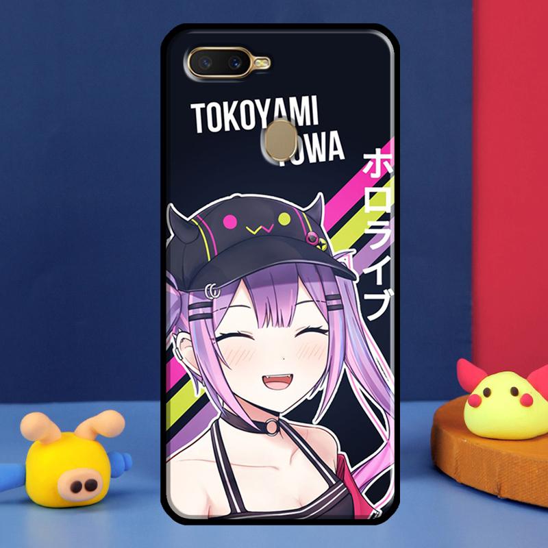 Tokoyami Towa Hololive Case For Oppo A96 A76 A16 A74 A94 A54 S A57 A77 A58 A78 A98 A5 A9 A91 A15 A17 A52 A72 Cover