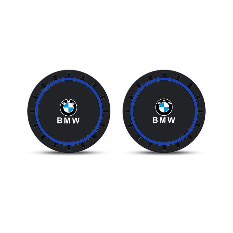 2PCS Car Cup Pad High-quality Silicone Coaster Non-slip Mat For BMW F25 F26 F16 F15 F34 F07 F40 F10 F45 F46 G20 G22 G23 G12 F13