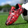 Football Shoes Children Older Children Teens Velcro Elementary School Students Shredded Nails Low Top Sneakers Training Shoes