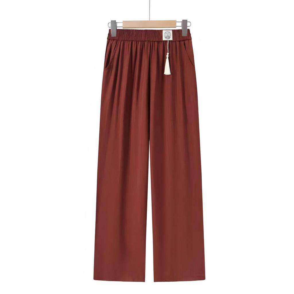 Stretchy Waist Plus Size Casual Pants for Older Women - Multiple Colors