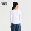 Women's Antibacterial U-Neck Long-Sleeve T-Shirt
