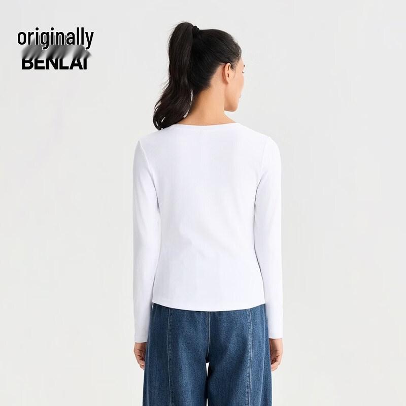 Women's Antibacterial U-Neck Long-Sleeve T-Shirt