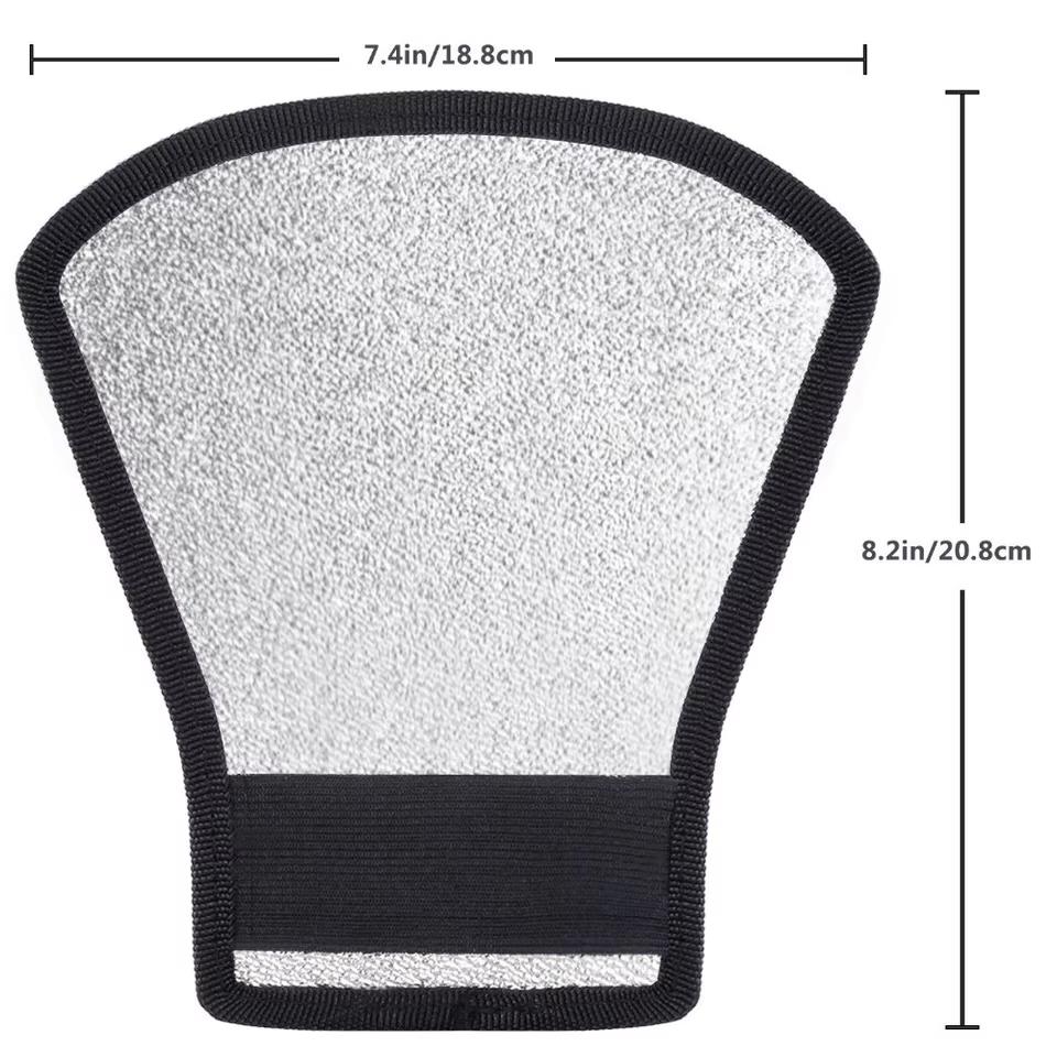 Mini Flash Diffuser Silver White Reflector for Godox V860III V1 V1PRO V850II For Canon Nikon Pentax Yongnuo Metz Sony Speedlight