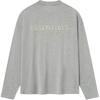 Fear of God Essentials Classic Short-Sleeve Tee Concrete Heather Men Tops Grey 125SP254205F